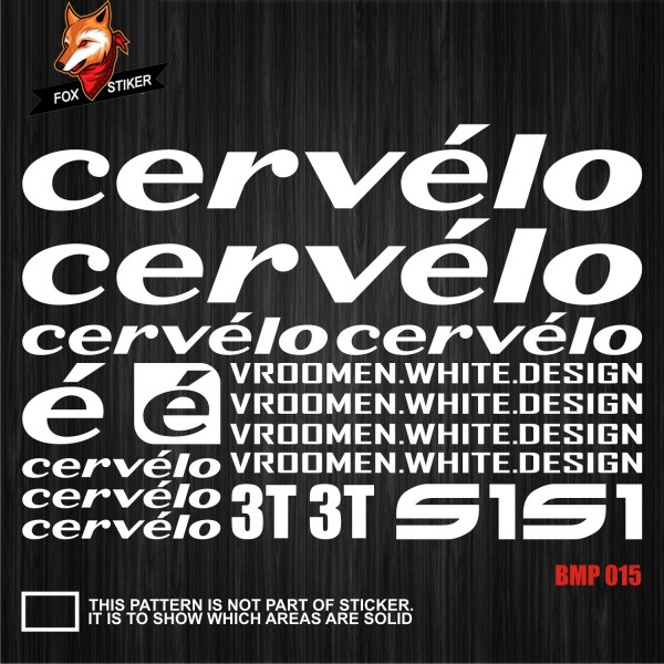 Bicycle Frame Decal Stickers Cervelo 03